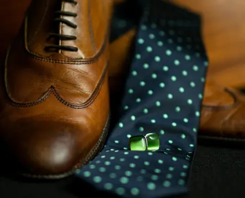 men's green ties